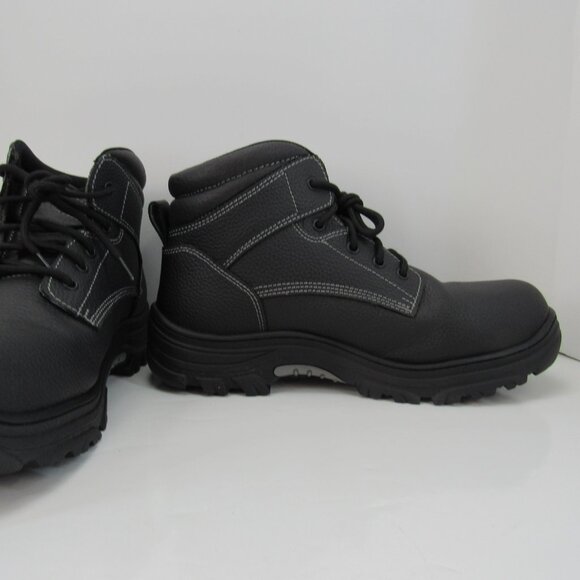 Skechers For Work Burgin-Congaree Black Lace Up ASTMF2892-18 Men's Size 13 - Picture 4 of 11
